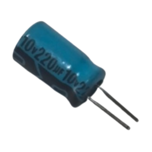 Kit 100 Capacitor Eletrolítico 220UF 10V 85° 6*11mm