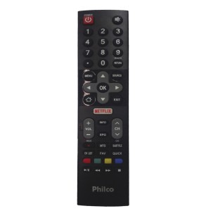 Controle Remoto Tv Smart Led Philco Ptv55u21dswnt  Netflix Original
