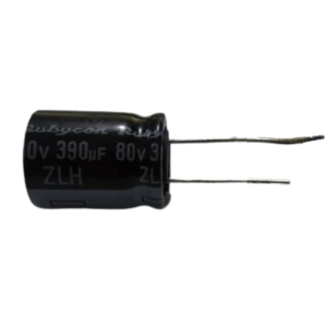 Capacitor Eletrolitico 390uf 80V 105° 16*20mm Kit 10 Peças