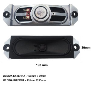 Alto Falante Neodimio 193 x 30 mm 8 Ohms 15 Watts EAB30828502